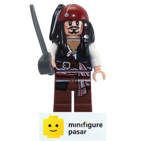 Captain Jack Sparrow : Minifigure poc001 .
